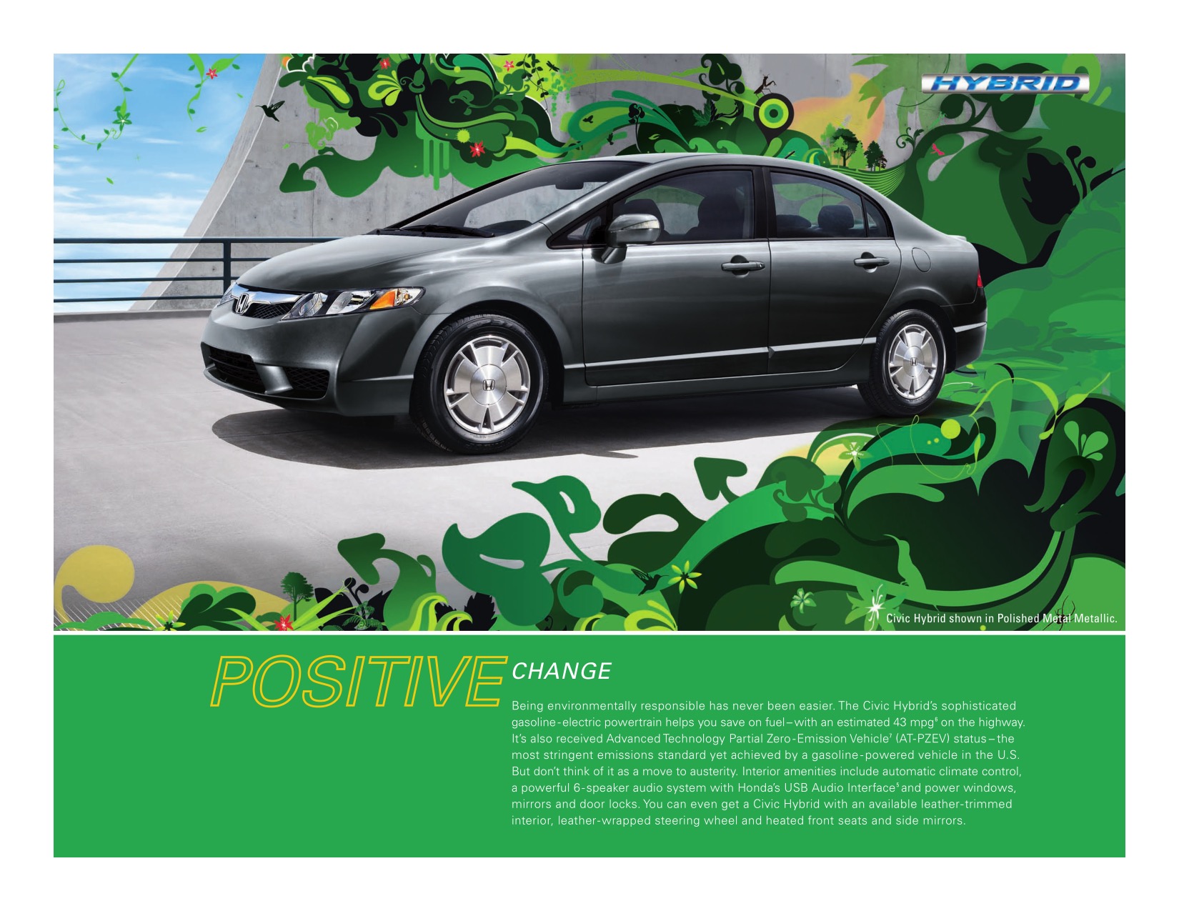 2011 Honda Civic Brochure Page 1